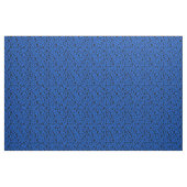 Schwarze Paw Prints auf Cobalt Blue Stoff (Yard (91,4 cm))