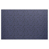 Schwarze Paw-Prints auf dunkelblau Stoff (Fat Quarter (45,7 x 55,9 cm))