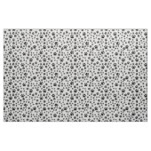 Schwarze Paw-Prints auf hellgrauem Stoff (Fat Quarter (45,7 x 55,9 cm))