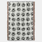 Schwarze Paws, Hundepfähle, Katzenpfähle, Kontur Decke (Vorderseite Vertikal)