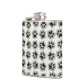 Schwarze Paws, Hundepfähle, Katzenpfähle, Kontur Flachmann (Links)