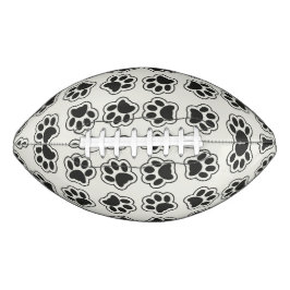 Schwarze Paws, Hundepfähle, Katzenpfähle, Kontur Football