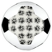 Schwarze Paws, Hundepfähle, Katzenpfähle, Kontur Fußball (Gedreht)