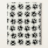 Schwarze Paws, Hundepfähle, Katzenpfähle, Kontur Planer (Rückseite)