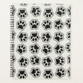 Schwarze Paws, Hundepfähle, Katzenpfähle, Kontur Planer (Vorderseite)