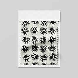 Schwarze Paws, Hundepfähle, Katzenpfähle, Kontur Stoff