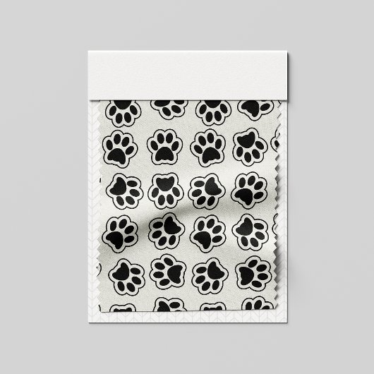 Schwarze Paws, Hundepfähle, Katzenpfähle, Kontur Stoff