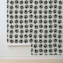 Schwarze Paws, Hundepfähle, Katzenpfähle, Kontur