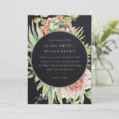 SCHWARZE PEACH WÜSTE ERFOLGREICHE CACTI FOLIAGE WE EINLADUNG (Stehend Vorderseite)