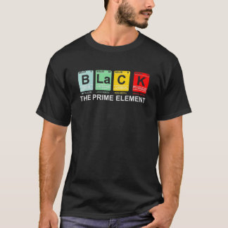 Schwarze Periodische Tabelle Das schwarze Element  T-Shirt