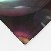 Schwarze Perlen Fleecedecke (Ecke)