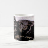Schwarze persische Katze Kaffeetasse (Mittel)