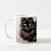 Schwarze persische Katze Kaffeetasse (Links)