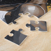 Schwarze Personalisiert Jigsaw Puzzle (Seite)