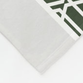 Schwarze Personalisierte Dog-Decken Fleecedecke (Ecke)