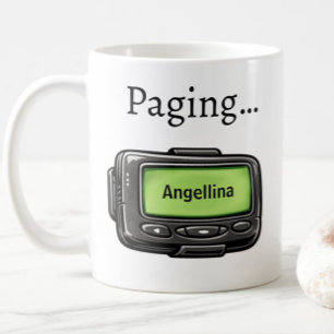 Schwarze Personalisierte Namens-Funny-Geschenktass Kaffeetasse
