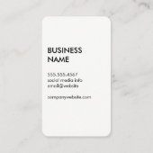 Schwarze Pfeile Visitenkarte (Rückseite)