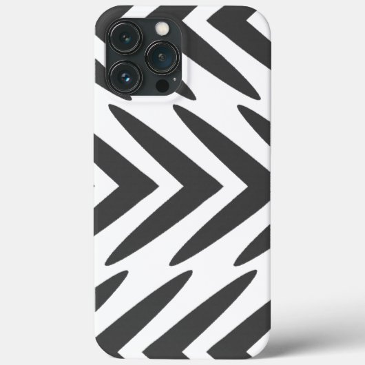 Schwarze Pfeilköpfe Afrikanische Print Case-Mate iPhone Hülle (Rückseite)