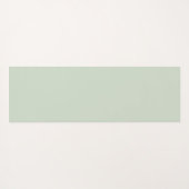 Schwarze Pferdeköpfe auf Grün Yogamatte (Rückseite (Horizontal))