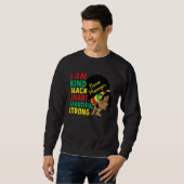 Schwarze Pflegedienstleiterin Afroamerikanische Pf Sweatshirt (Vorne ganz)
