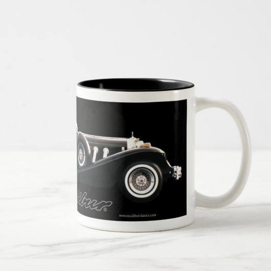 Schwarze Phaeton-Tasse Excalibur Reihen-IV Zweifarbige Tasse (Rechts)