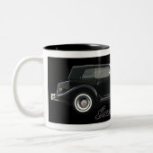 Schwarze Phaeton-Tasse Excalibur Reihen-IV Zweifarbige Tasse (Links)