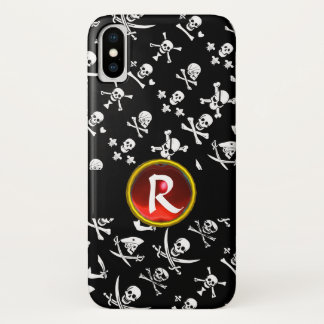 SCHWARZE PIRATBANNER, KREUZTE, SCHWERTER Case-Mate iPhone HÜLLE