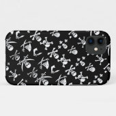 SCHWARZE PIRATBANNER, KREUZTE, SCHWERTER Case-Mate iPhone HÜLLE (Rückseite (Horizontal))