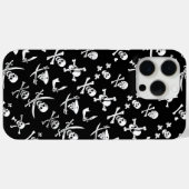 SCHWARZE PIRATBANNER, KREUZTE, SCHWERTER Case-Mate iPhone HÜLLE (Rückseite (Horizontal))