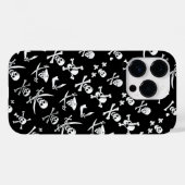 SCHWARZE PIRATBANNER, KREUZTE, SCHWERTER Case-Mate iPhone HÜLLE (Rückseite (Horizontal))