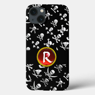 SCHWARZE PIRATBANNER, KREUZTE, SCHWERTER Case-Mate iPhone HÜLLE
