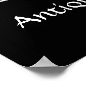 SCHWARZE PIRATBANNER, KREUZTE, SCHWERTER POSTER (Ecke)