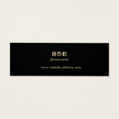 Schwarze Platine für Ihre Logo-Plakatkarte (Rückseite)