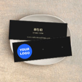 Schwarze Platine für Ihre Logo-Plakatkarte