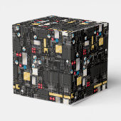 Schwarze Platine Geschenkschachtel (Rückseite)