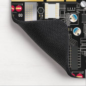 Schwarze Platine Mousepad (Ecke)