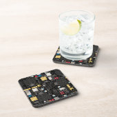 Schwarze Platine Untersetzer (Rechte Seite)