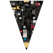 Schwarze Platine Wimpelkette (Erste Fahne)