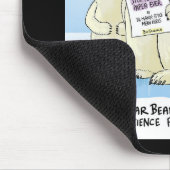 Schwarze polarer mousepad (Ecke)