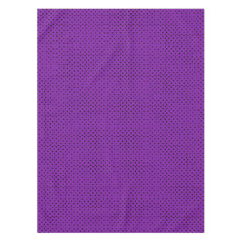 Schwarze Polka Dots auf Violet Lila Tischdecke