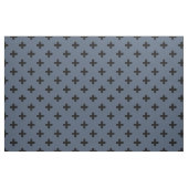 Schwarze Polka-Kreuze auf blau-grau Stoff (Fat Quarter (45,7 x 55,9 cm))