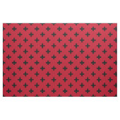 Schwarze Polka Kreuze auf rot Stoff (Fat Quarter (45,7 x 55,9 cm))