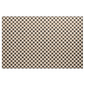 Schwarze Polka-Punkte auf Beige Stoff (Yard (91,4 cm))