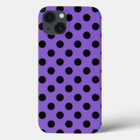 Schwarze Polka Punkte auf der Case-Mate iPhone-Hül