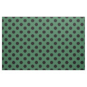 Schwarze Polka-Punkte auf kelgrün Stoff (Fat Quarter (45,7 x 55,9 cm))