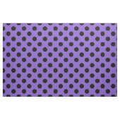 Schwarze Polka-Punkte auf Lavendel Stoff (Fat Quarter (45,7 x 55,9 cm))