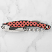 Schwarze Polka-Punkte auf lebende Korallen Kellnermesser (Vorderseite)