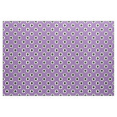 Schwarze Polka Punkte auf Lila Stoff (Yard (91,4 cm))