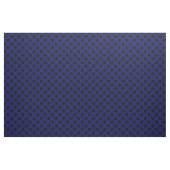 Schwarze Polka Punkte auf marineblau Stoff (Yard (91,4 cm))