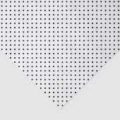 Schwarze Polka Punkte auf Weiß Seidenpapier (Ausschnitt)